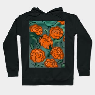 Marigolds on a bush Hoodie